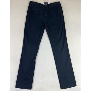 Grayers Pants Men's 33x34 Modern Fit Charcoal Gray Straight Chino Casual